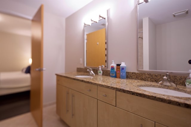 100 E Gay St Unit 804, Columbus, OH 43215 - bathroom with double vanity