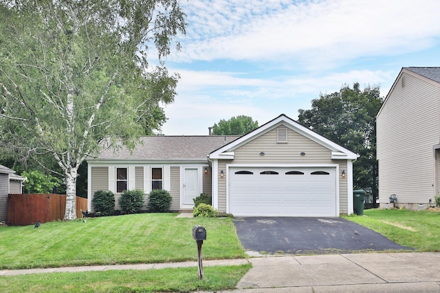 3808 Peak Ridge Dr, Columbus, OH 43230 - single story home featuring driveway, an attached garage, and a shingled roof