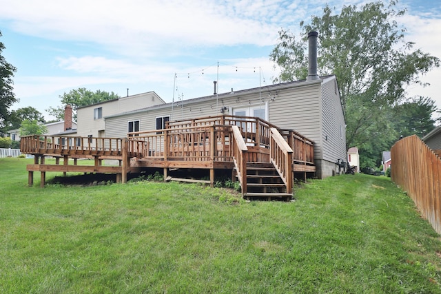 3808 Peak Ridge Dr, Columbus, OH 43230 - back of property featuring a deck