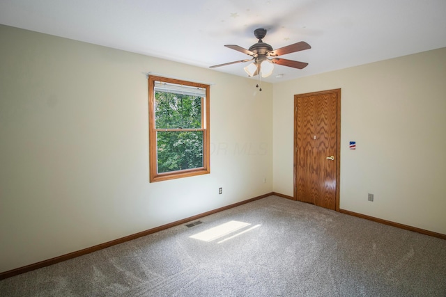 7740 Gale Rd SW, Hebron, OH 43025 - unfurnished room with carpet and a ceiling fan