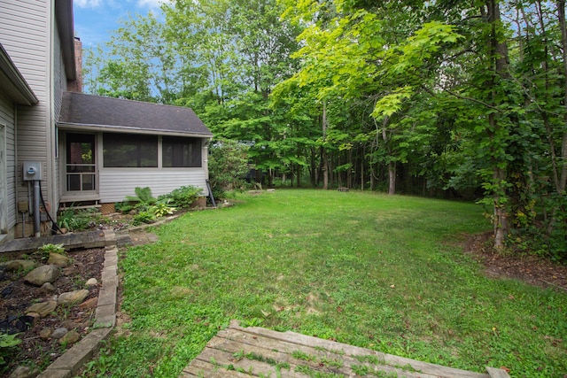 7740 Gale Rd SW, Hebron, OH 43025 - view of green lawn with a sunroom
