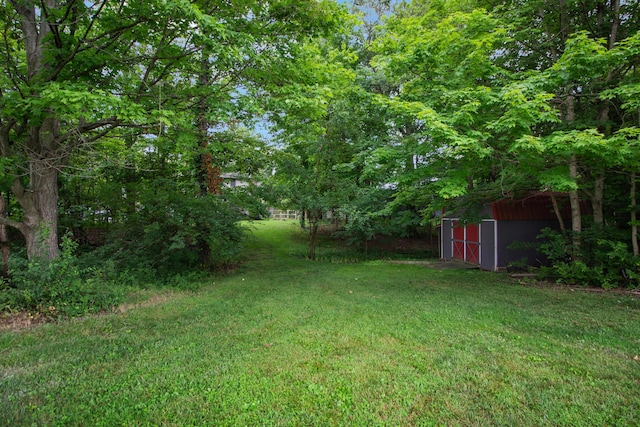 7740 Gale Rd SW, Hebron, OH 43025 - view of green lawn with an outdoor structure