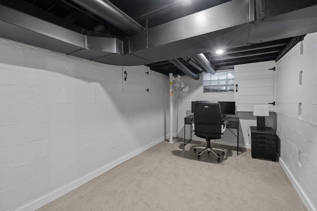 2560 Zollinger Rd, Columbus, OH 43221 - carpeted office space featuring baseboards