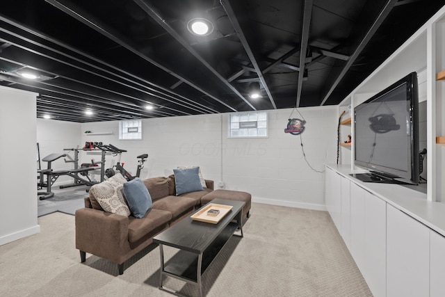 2560 Zollinger Rd, Columbus, OH 43221 - living area featuring healthy amount of natural light and light colored carpet