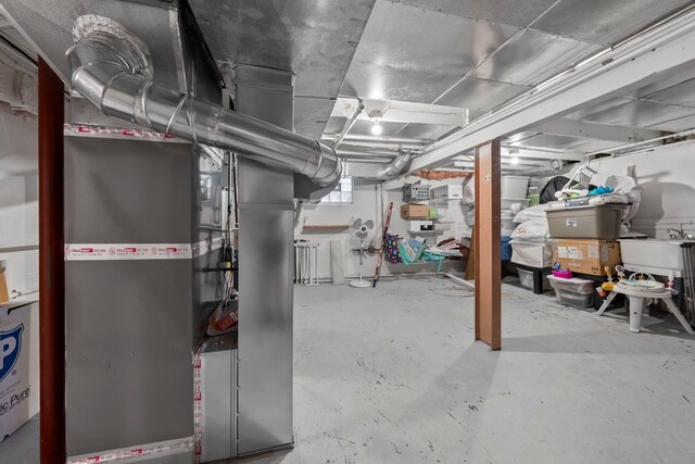 2560 Zollinger Rd, Columbus, OH 43221 - below grade area with heating unit