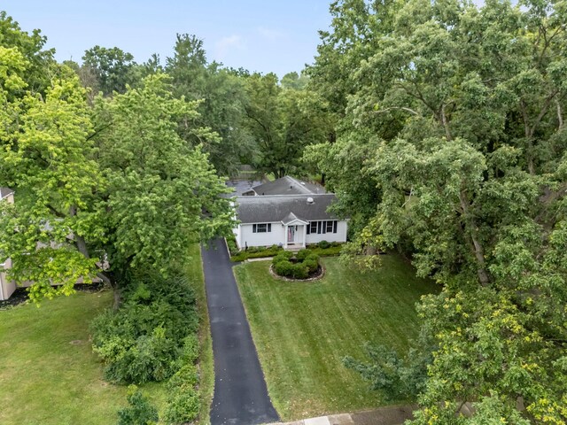 2560 Zollinger Rd, Columbus, OH 43221 - view from above of property featuring a forest