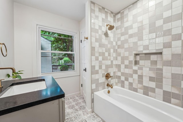 527 N Columbia Ave, Bexley, OH 43209 - full bathroom featuring shower / bath combination and vanity