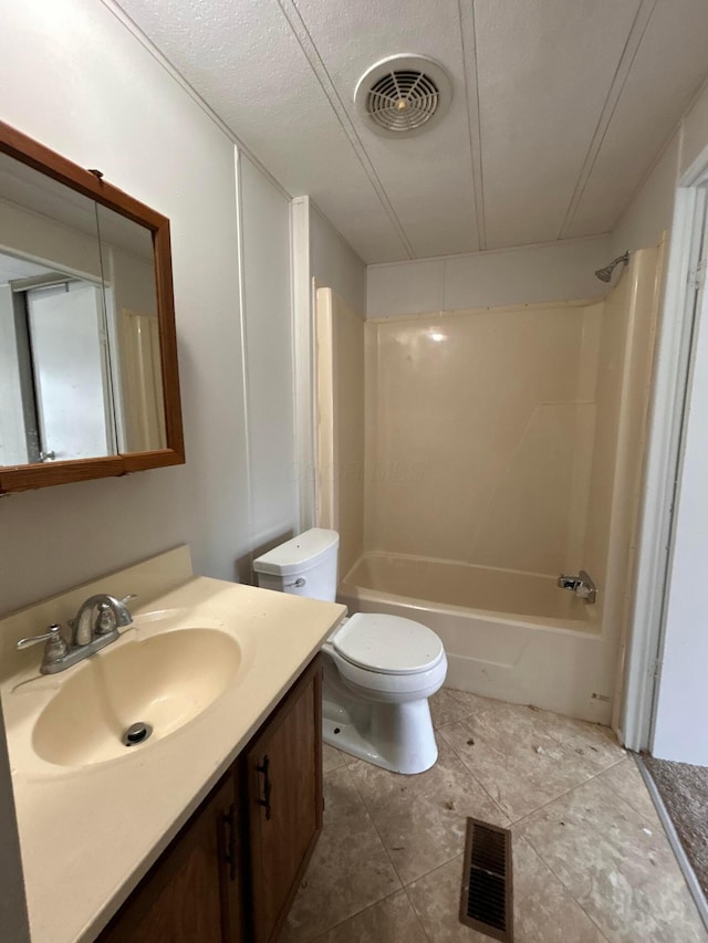 110 E Hickory Grove Rd Unit 45, Urbana, OH 43078 - bathroom featuring vanity, shower / bathtub combination, and tile patterned flooring