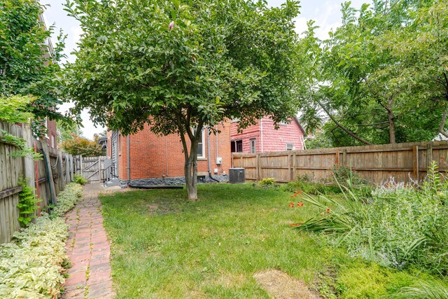 1366 S 4th St, Columbus, OH 43207 - fenced backyard featuring a gate