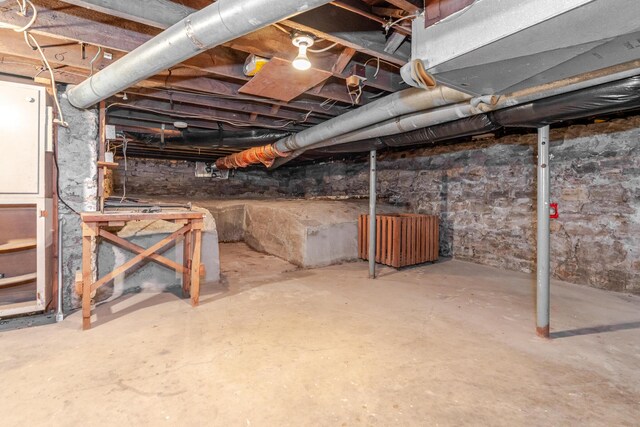 1366 S 4th St, Columbus, OH 43207 - view of unfinished below grade area