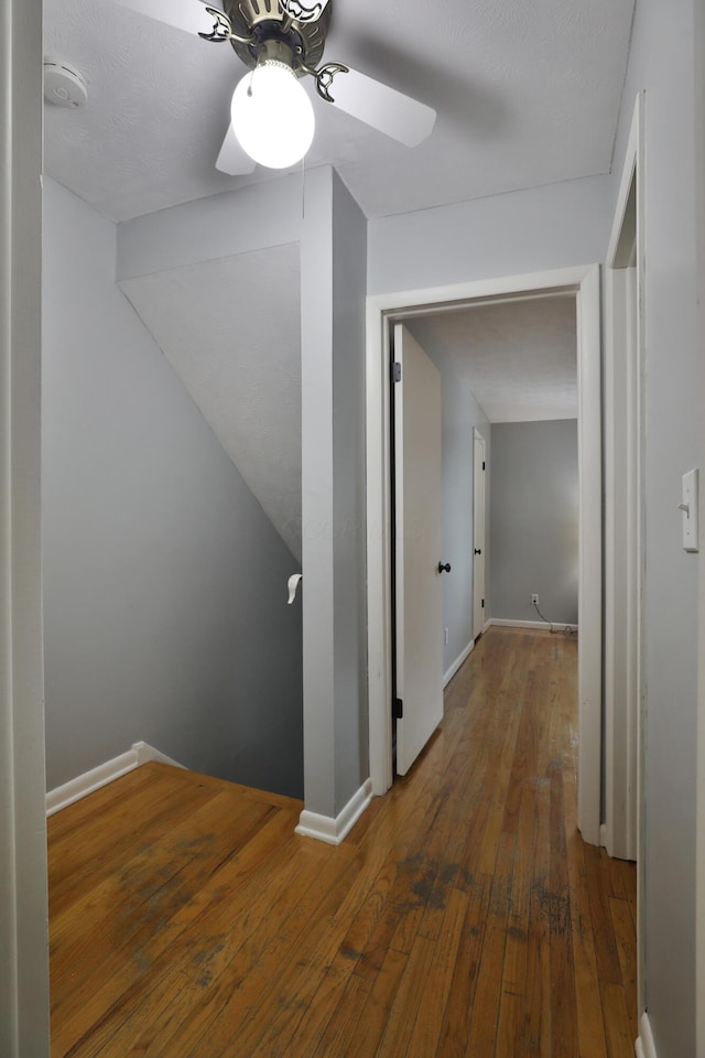 1820 Willoway Cir S, Columbus, OH 43220 - hallway featuring wood-type flooring and baseboards