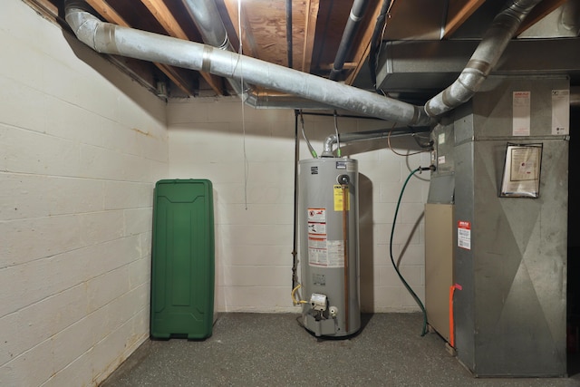 1820 Willoway Cir S, Columbus, OH 43220 - utilities featuring gas water heater and heating unit