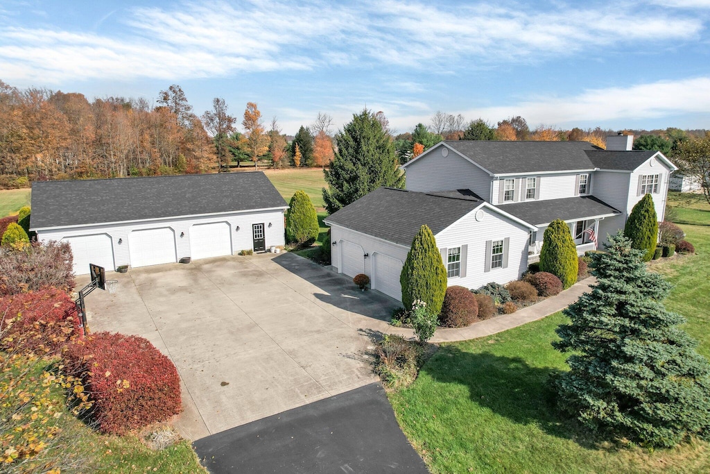 3081 Township Rd Unit 223, Marengo, OH 43334 - aerial view of property and surrounding area