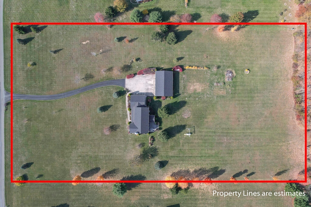 3081 Township Rd Unit 223, Marengo, OH 43334 - aerial overview of property's location with property parcel outlined