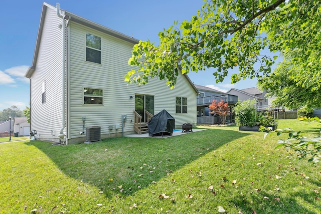 3615 Motts Place Ct, Canal Winchester, OH 43110 - back of house with entry steps and a patio area