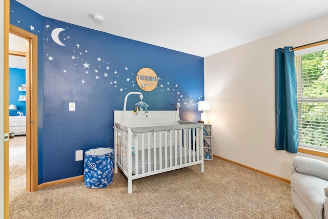 3615 Motts Place Ct, Canal Winchester, OH 43110 - bedroom featuring carpet flooring and a crib