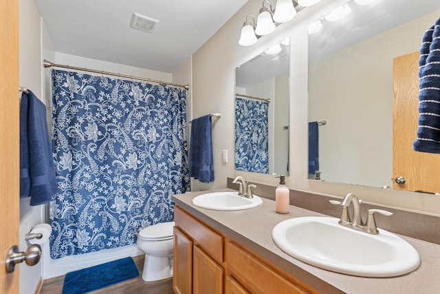 3615 Motts Place Ct, Canal Winchester, OH 43110 - bathroom with toilet and double vanity