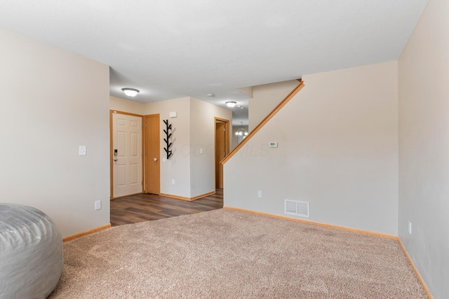 3615 Motts Place Ct, Canal Winchester, OH 43110 - spare room with carpet floors and stairway