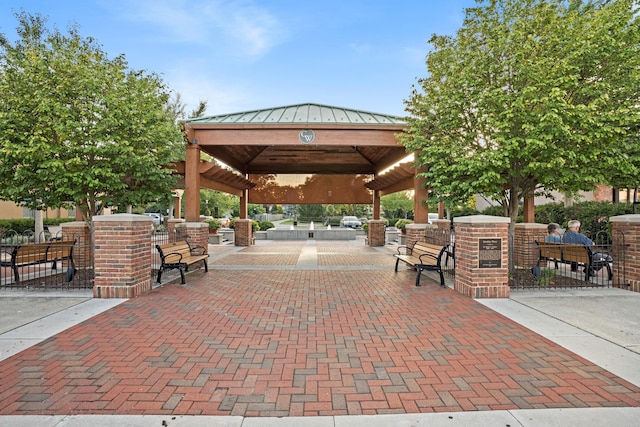 3615 Motts Place Ct, Canal Winchester, OH 43110 - view of community featuring a gazebo