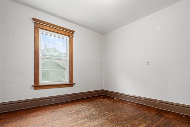 356 E 20th Ave, Columbus, OH 43201 - spare room featuring wood-type flooring and baseboards