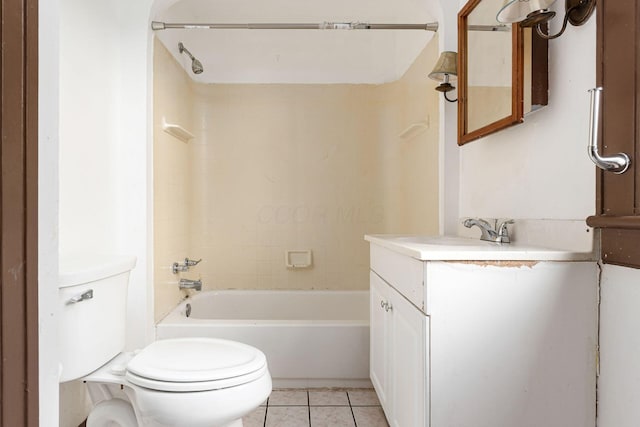 356 E 20th Ave, Columbus, OH 43201 - bathroom featuring vanity, bathing tub / shower combination, and tile patterned floors