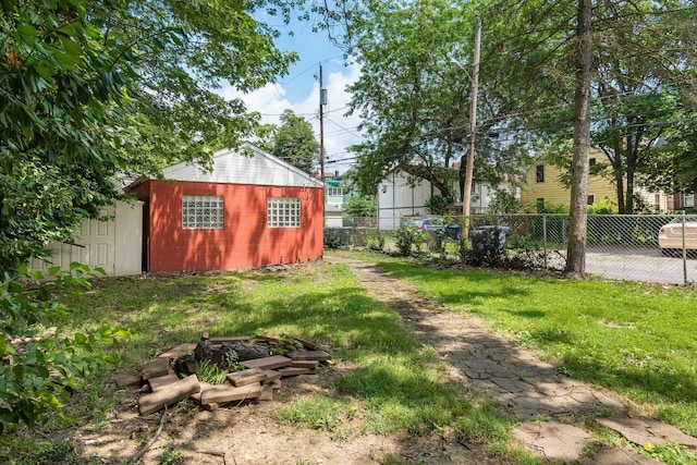 356 E 20th Ave, Columbus, OH 43201 - fenced backyard with an outbuilding
