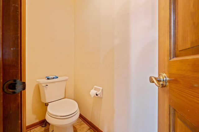 175 Academy Woods Dr, Columbus, OH 43230 - bathroom with toilet and tile patterned floors