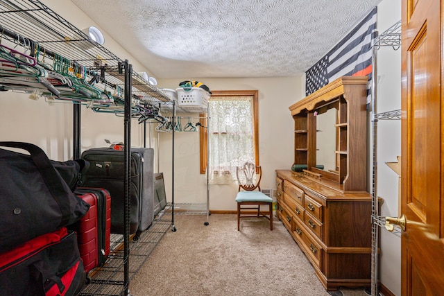 175 Academy Woods Dr, Columbus, OH 43230 - laundry area with carpet floors and a textured ceiling