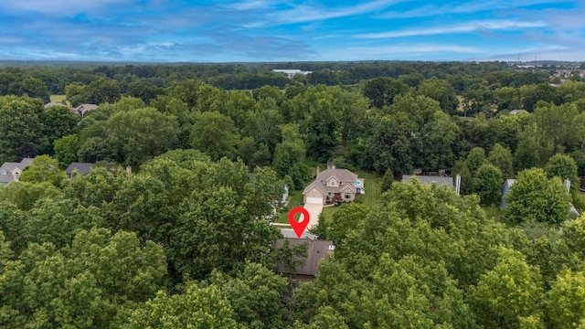 175 Academy Woods Dr, Columbus, OH 43230 - aerial view of a heavily wooded area