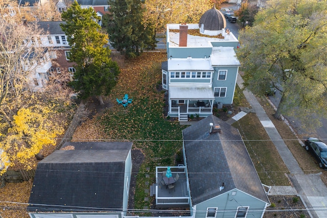 398 W 5th Ave, Columbus, OH 43201 - aerial view of property and surrounding area