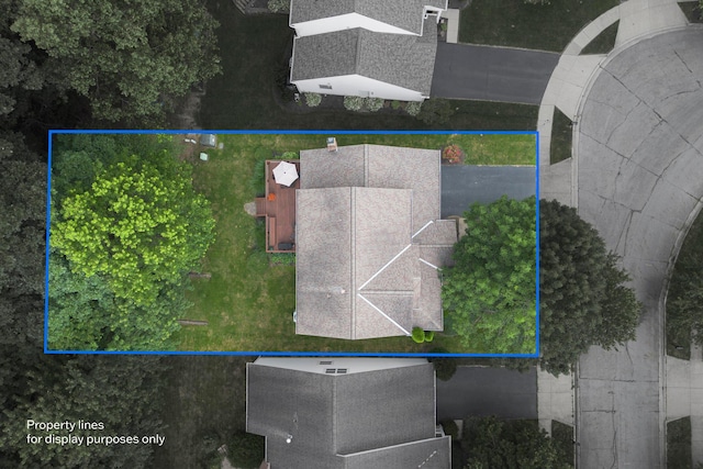 6258 Tetlin Field Dr, New Albany, OH 43054 - aerial overview of property's location featuring property boundaries highlighted