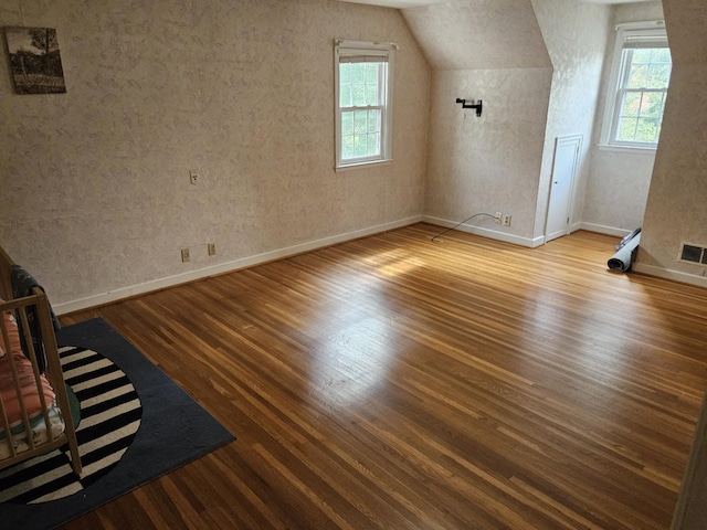 521 E Allen St, Lancaster, OH 43130 - bonus room with plenty of natural light, wood finished floors, and vaulted ceiling