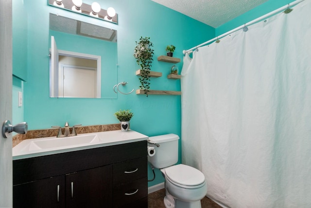4109 Blendon Way Dr Unit 99E, Columbus, OH 43230 - bathroom with vanity and a textured ceiling