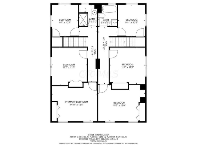 1364 E Fulton St, Columbus, OH 43205 - view of room layout