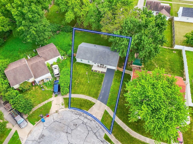 893 Aladdin Ct, Columbus, OH 43207 - view of property location featuring property parcel outlined