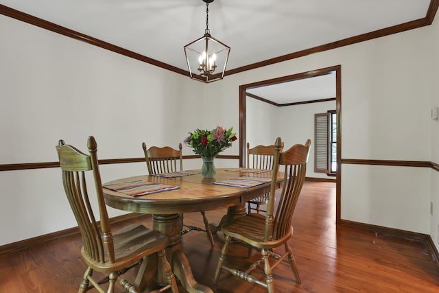 1100 Riva Ridge Blvd, Columbus, OH 43230 - dining area featuring a chandelier, wood finished floors, and ornamental molding