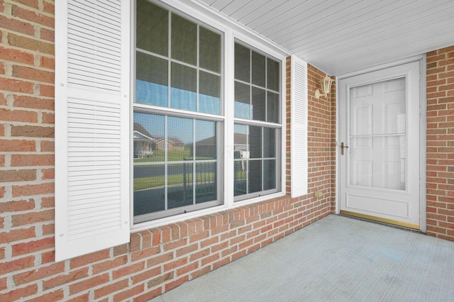 406 Aarika Dr, West Jefferson, OH 43162 - entrance to property with brick siding and a porch