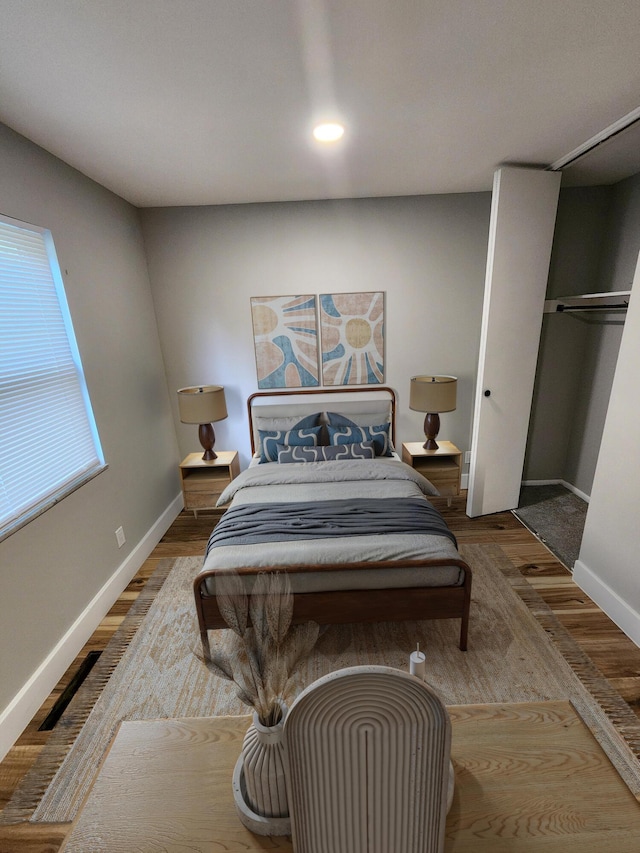 1826 Fleming Rd, Columbus, OH 43232 - bedroom with wood finished floors, a closet, and recessed lighting
