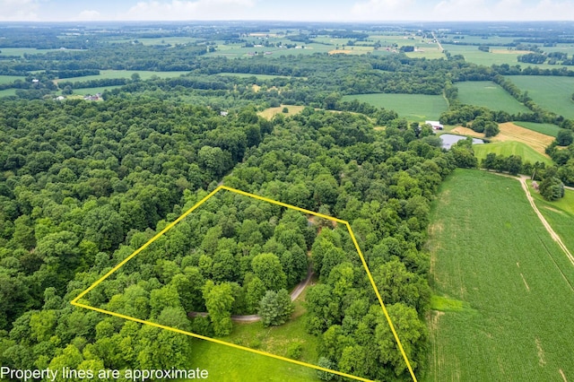13900 Justin Rd, Utica, OH 43080 - view of rural area with property boundaries highlighted