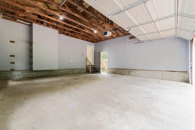 13900 Justin Rd, Utica, OH 43080 - garage with a garage door opener