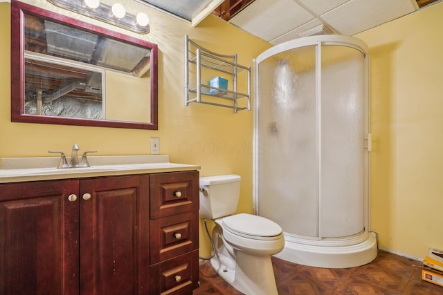 4867 Sarasota Ct, Hilliard, OH 43026 - full bath with a stall shower and vanity