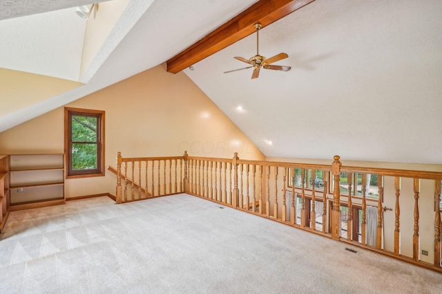 4867 Sarasota Ct, Hilliard, OH 43026 - additional living space featuring ceiling fan, carpet flooring, and recessed lighting