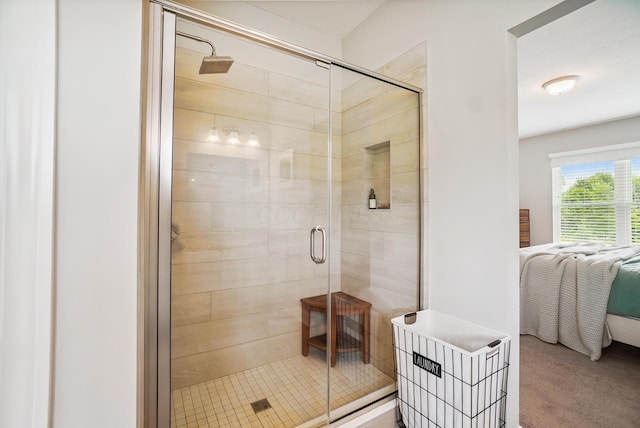 25500 Storms Rd, West Mansfield, OH 43358 - ensuite bathroom featuring a shower stall