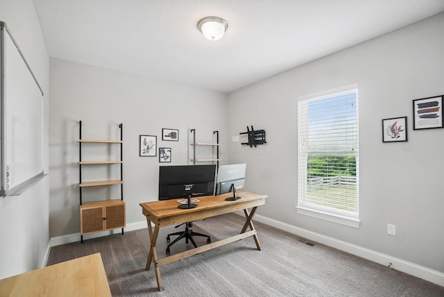 25500 Storms Rd, West Mansfield, OH 43358 - carpeted office with baseboards
