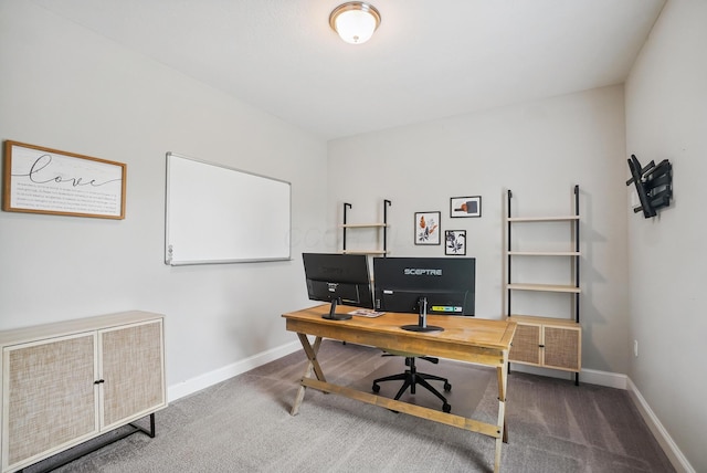 25500 Storms Rd, West Mansfield, OH 43358 - office area featuring carpet