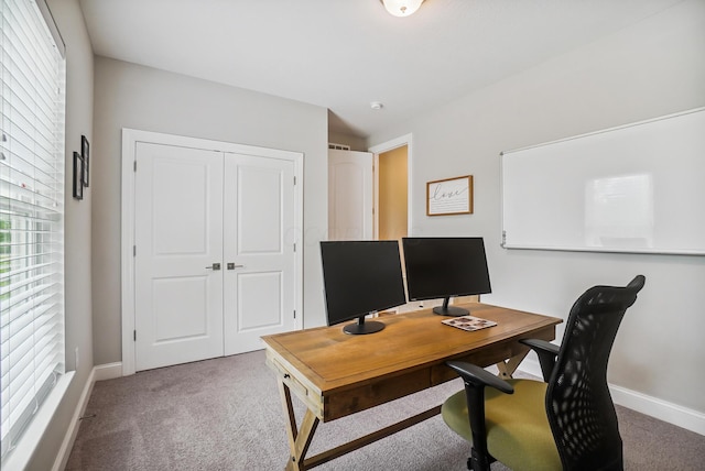 25500 Storms Rd, West Mansfield, OH 43358 - home office featuring carpet