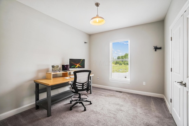 25500 Storms Rd, West Mansfield, OH 43358 - carpeted office featuring baseboards