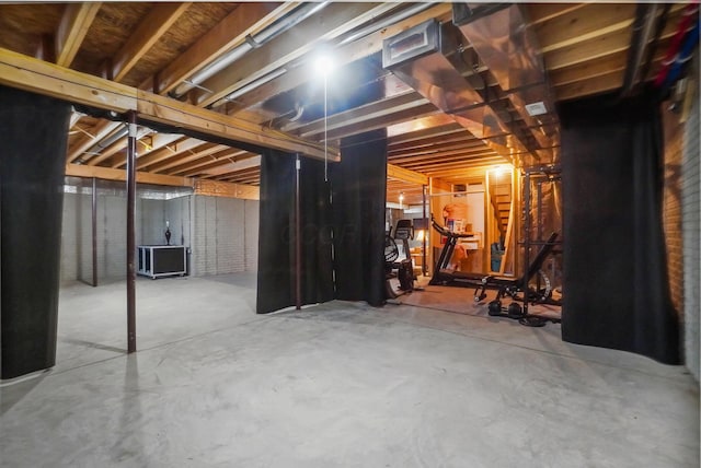 25500 Storms Rd, West Mansfield, OH 43358 - view of unfinished below grade area