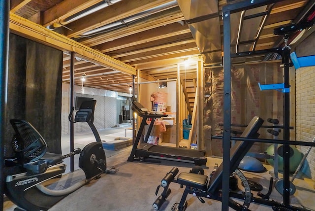 25500 Storms Rd, West Mansfield, OH 43358 - view of exercise area