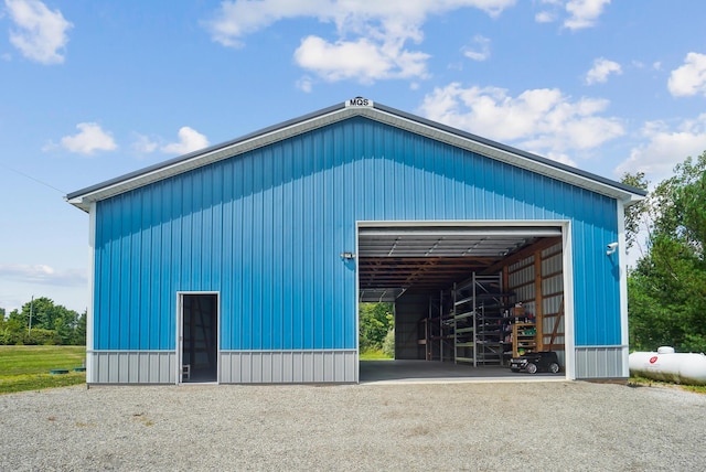 25500 Storms Rd, West Mansfield, OH 43358 - view of pole building